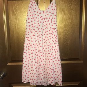 Express heart Valentine's Day dress Size 4